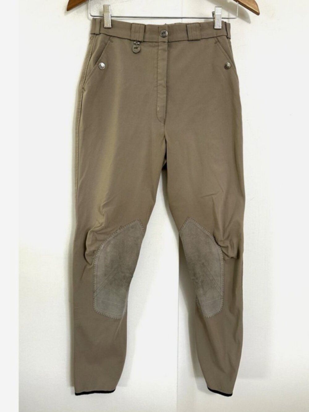 PIKEUR MONTANA Tan Knee Patch Breeches 80 28 Long Riding Pants 26x28
